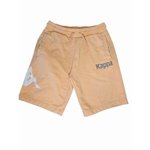 Kappa Logo‎ Fleece Shorts Peach Tan Men's Medium Drawstring Athletic